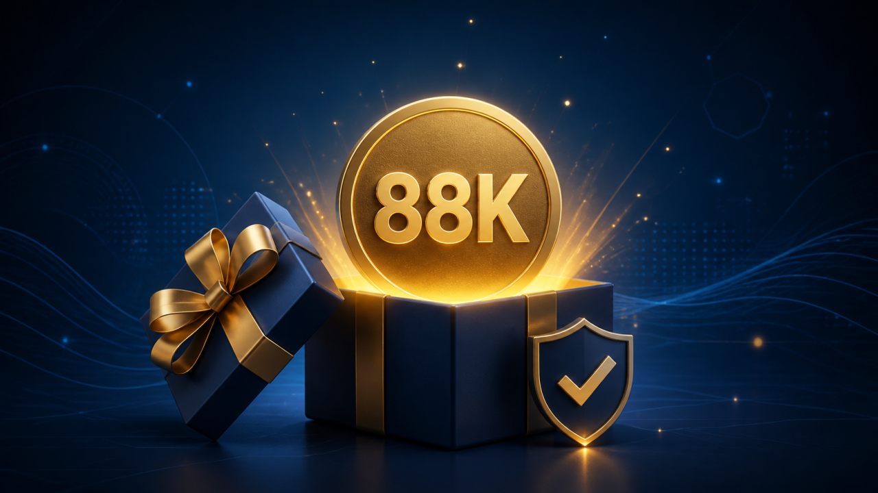 Minh họa chương trình AD88 tặng 88K cho tài khoản mới
